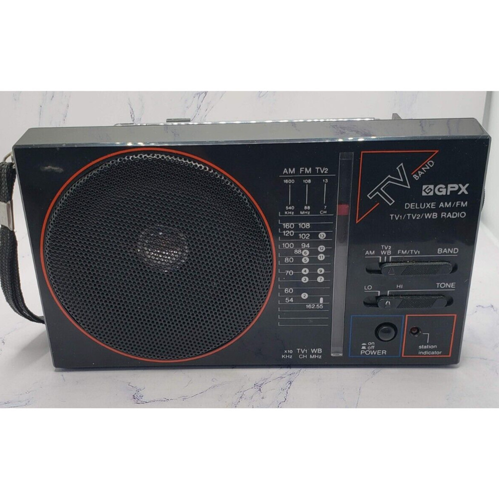 Vintage Prix GPX A303 Portable Multi Band Receiver Radio AM/FM WB